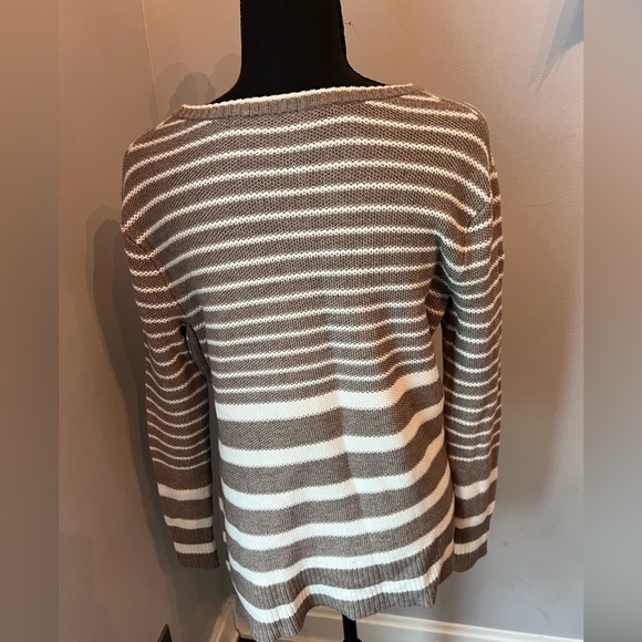 Athleta Women’s Kennewick Side Slit Striped Sweater XXS - Picture 5 of 6